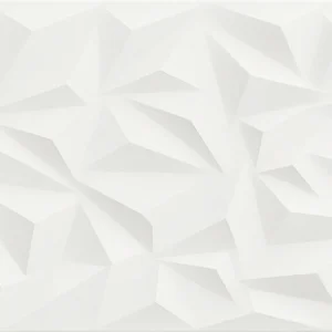 MURO DALTILE PRISMA ORIGAMI BLANCO 30 CM X 45 CM