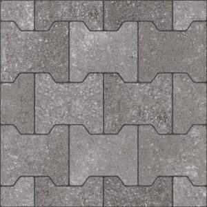 PISO BOSTON ADOQUIN 44 CM X 44 CM GRIS CAJA 1.92 M2