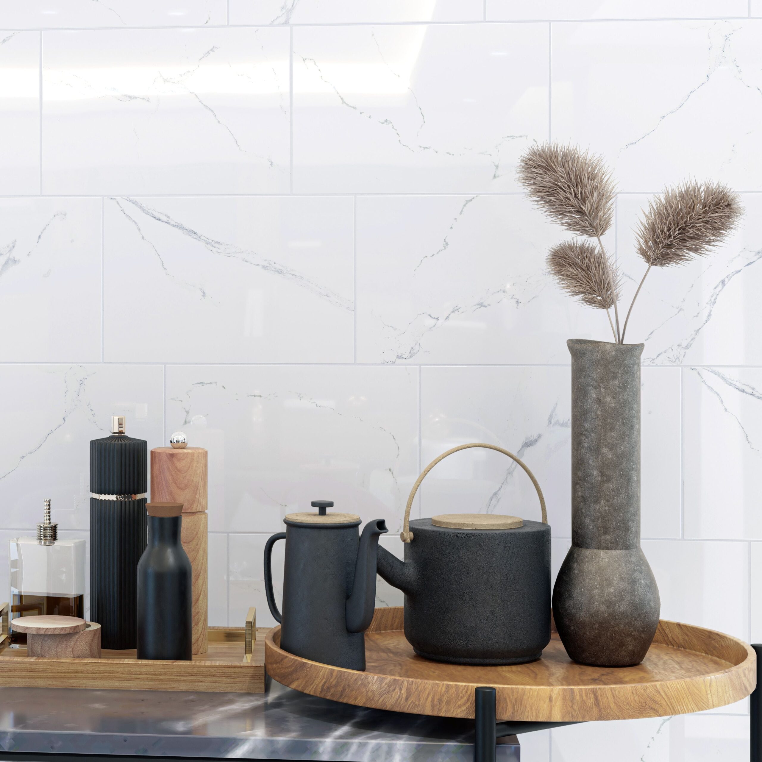 PISO DALTILE LUCCA BIANCO 45 CM X 45 CM - Imagen 2
